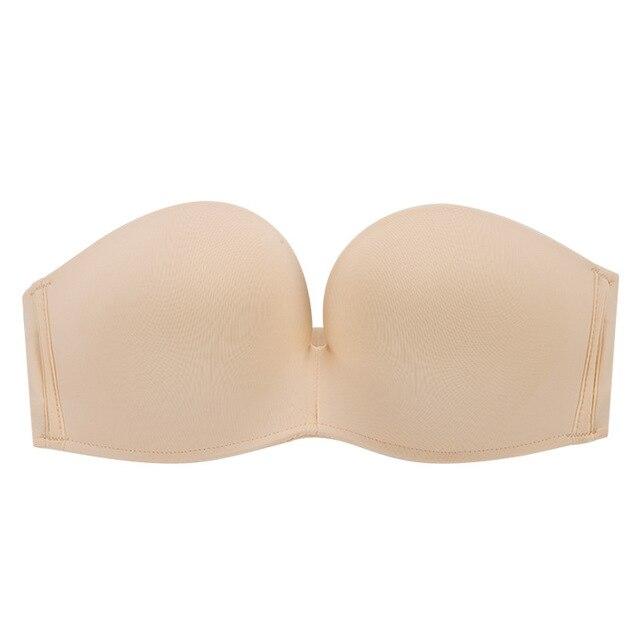 Biustonosz samonośny bardotka push up