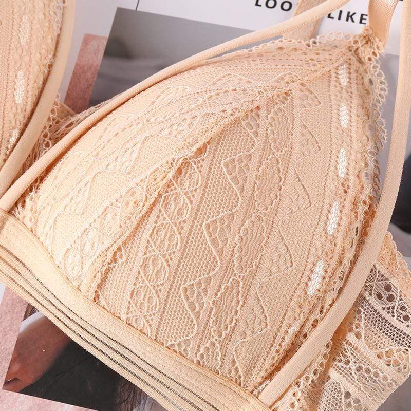 Koronkowy biustonosz push up