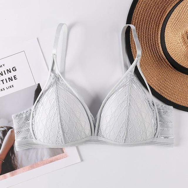 Koronkowy biustonosz push up