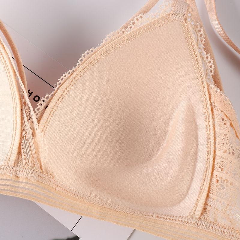 Koronkowy biustonosz push up