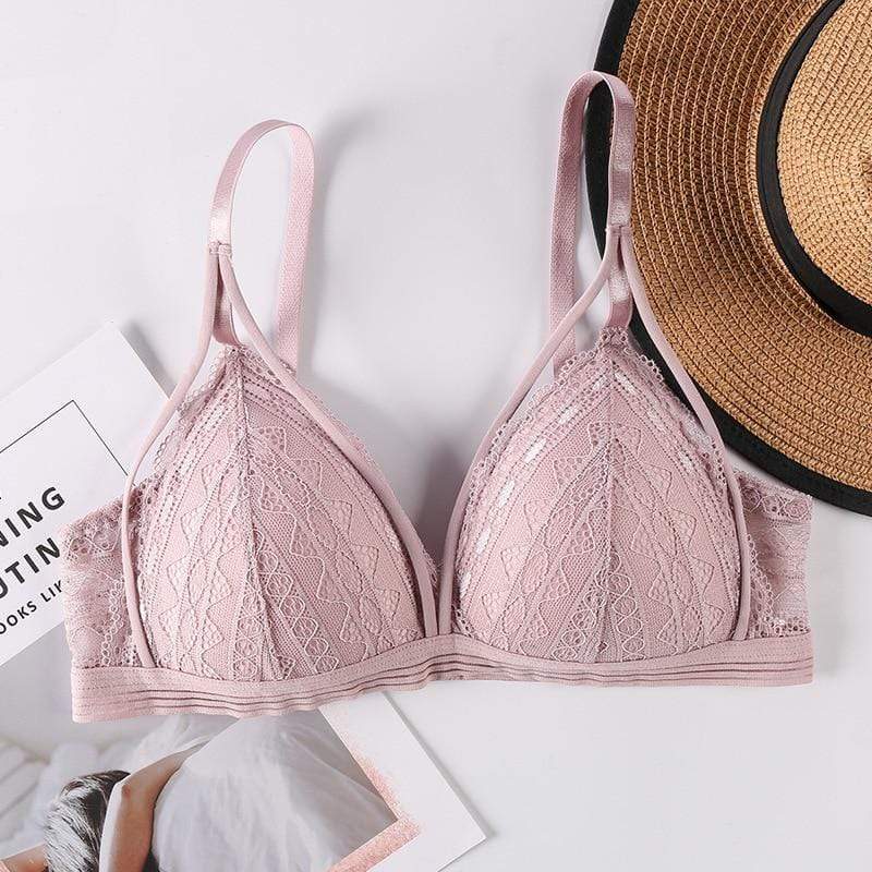 Koronkowy biustonosz push up