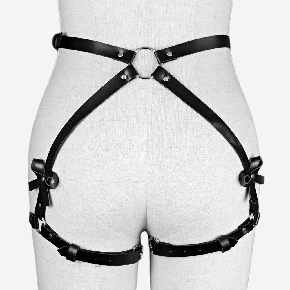 Harness z kokardkami