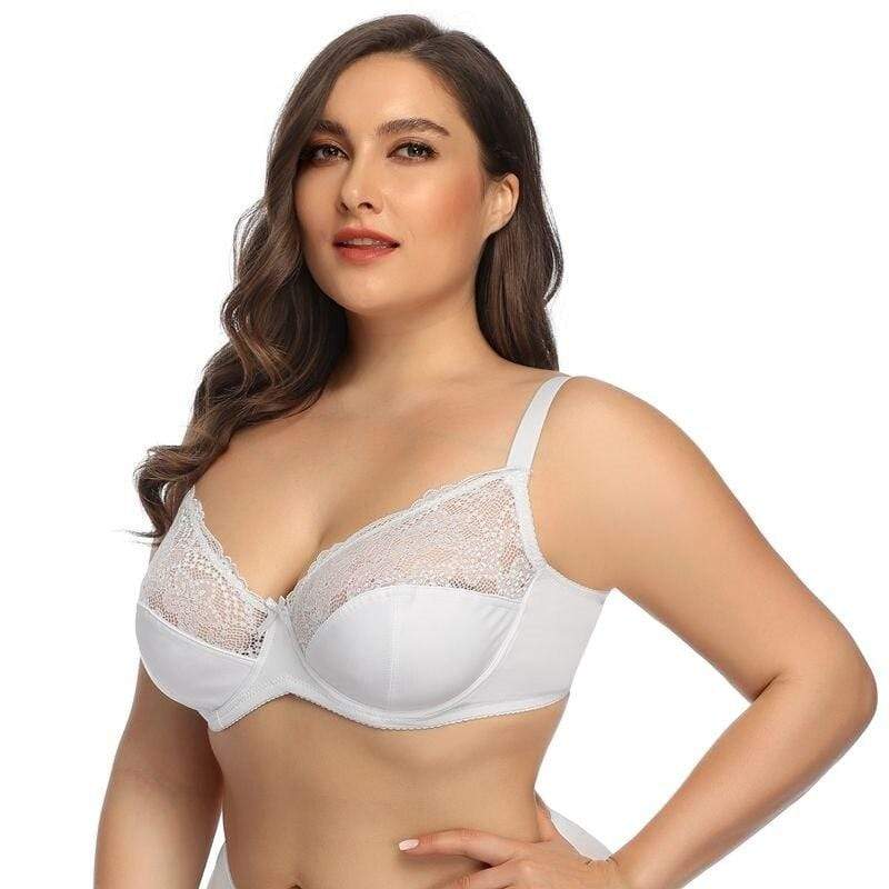 Koronkowy biustonosz plus size