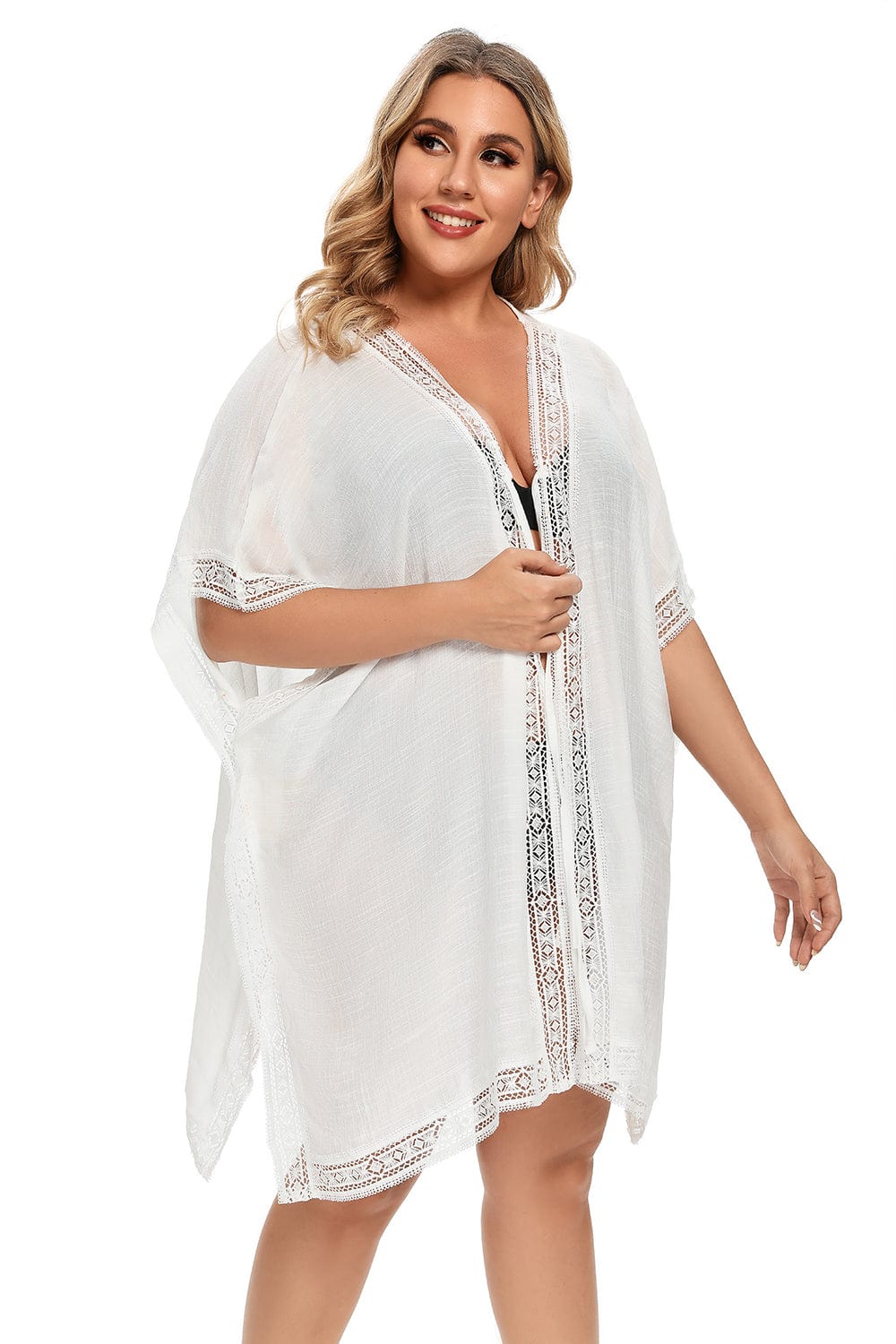 Pareo wiązane na plaże Plus size