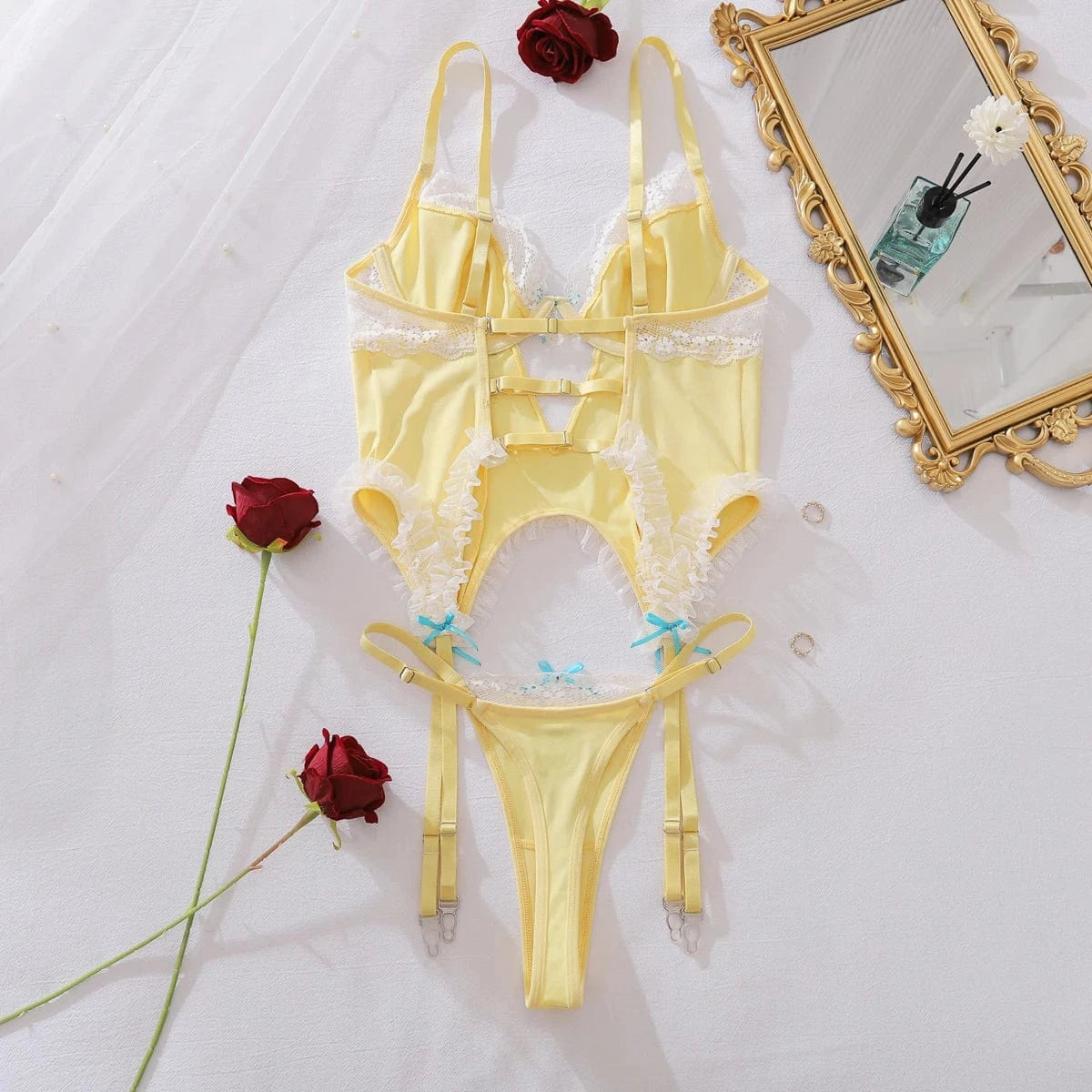 Gorsetowy komplet bielizny