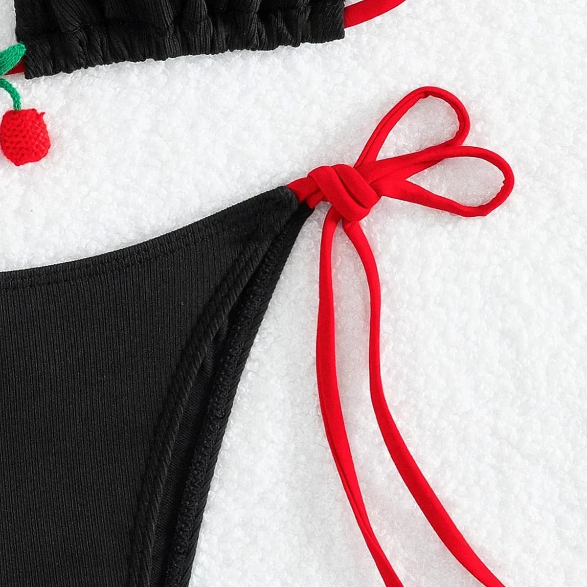 Strój kąpielowy bikini z wisienkami