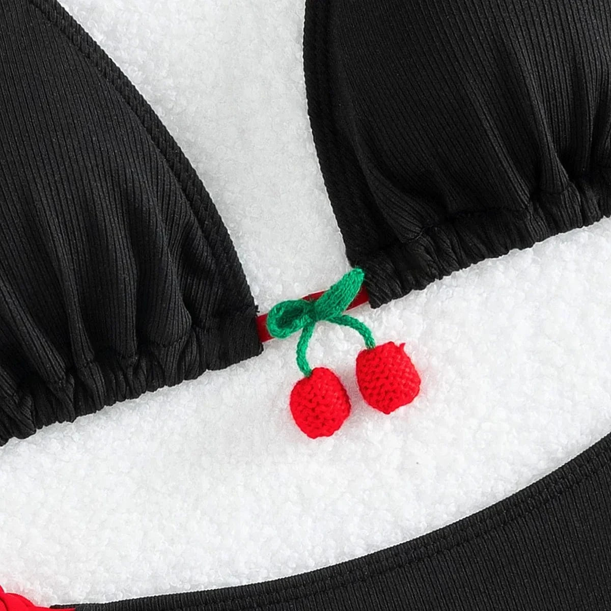 Strój kąpielowy bikini z wisienkami
